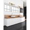 Z-Lite Grayson Vanity, 5-Light, 40 In.W x 5.75 In.L x 8.5 In.H, Modern Gold/Clear + Etched Opal 1949-5V-MGLD - alternate 5